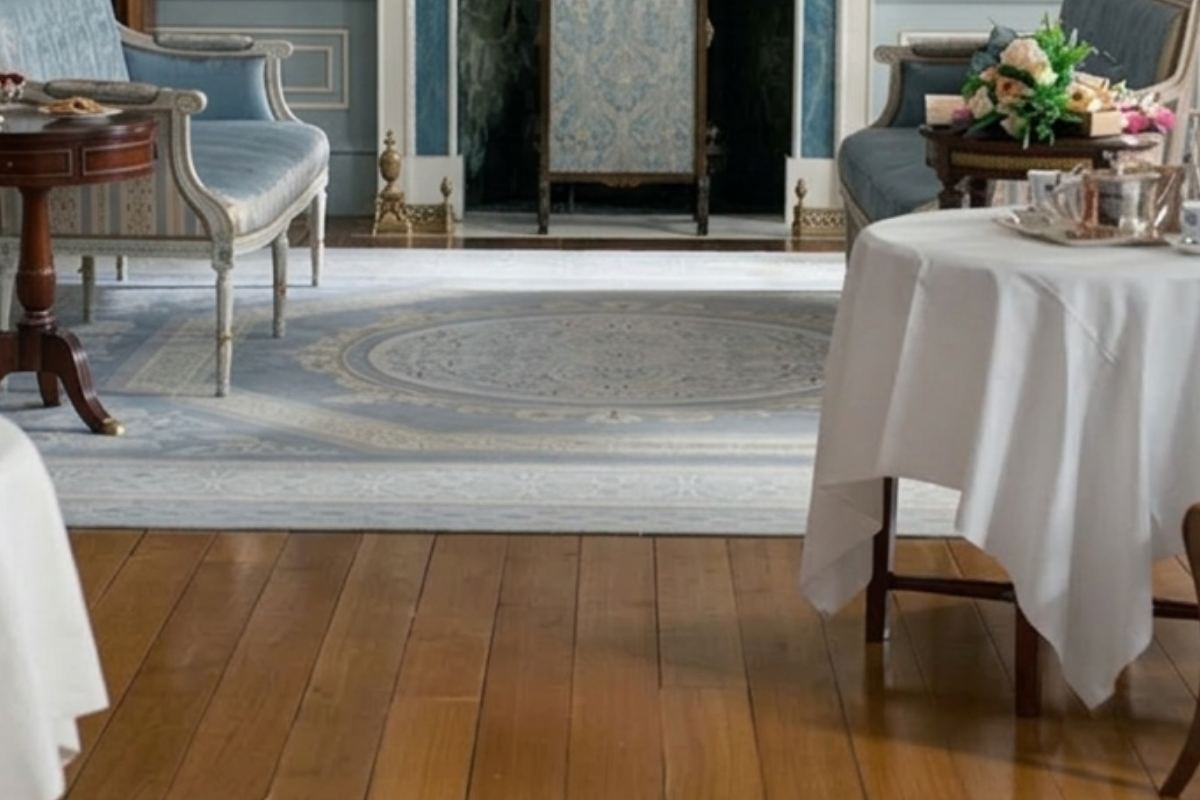 Holzboden im Bridgerton-Stil für elegante, warme und raffinierte Innenräume