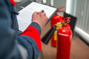 In die Gebäudeplanung integrierte Brandschutzmaßnahmen